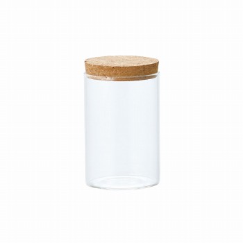 クレイ　Glass Cylinder with Cork　7.5φ12H　クリア　コルクボトル　6コ入　ガラス　花器　ベース　CC777410-000（クリア）