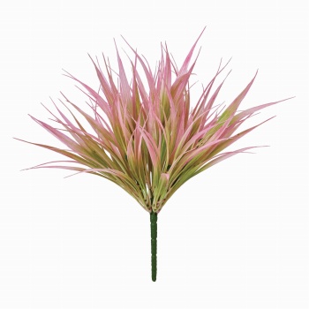 MAGIQ　レディグラスブッシュ　ピンクグリーン　アーティフィシャルフラワー　造花　グリーンリーフ　FG002820（長さ 約35×幅 約24cm / ピンクグリーン）