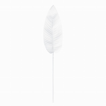 MAGIQ　カフェラカンナリーフ　ホワイト　アーティフィシャルフラワー　造花　FG004365-001　パームリーフ　トロピカルリーフ（ホワイト）