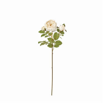 MAGIQ　サスティナガーデンローズ　アイボリー　アーティフィシャルフラワー　造花　サステナブル　FM005236　ローズ　バラ（花径4～11×長さ 約67cm / アイボリー）