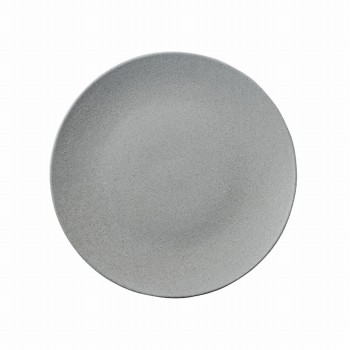 ミヤザキ食器　M.STYLE　ソフィー　プレート22cm　グレー　4枚セット(3520円/1枚あたり)　陶器　ストーンウェア　CMSOP220-0GY（直径 約22.5× 高さ 約2cm / グレー）