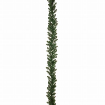 MAGIQ　カナディアングリーンガーランド　グリーン　アーティフィシャルフラワー　造花　クリスマスガーランド　XV006622　松　パイン（長さ 約270×幅 約20cm / グリーン）