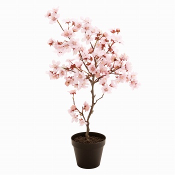 MAGIQ　みさと桜鉢　ライトピンク　アーティフィシャルフラワー　造花　FZ003943　桜　鉢物（花径 約3～4.5×幅 約30×高さ 約55cm / ライトピンク）