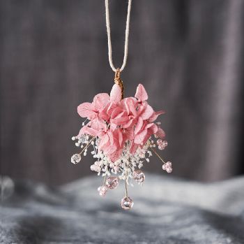 花と楽しむ 小枝アクセサリーキット　コゼット　ピンク　手作りアレンジキット　プリザーブドフラワー　BW000001-002（ピンク）