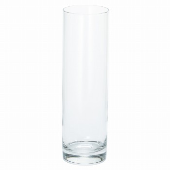 シリンダー 8265　花器　ガラス　花瓶　GL043767（径 約8×高さ 約26.5cm）
