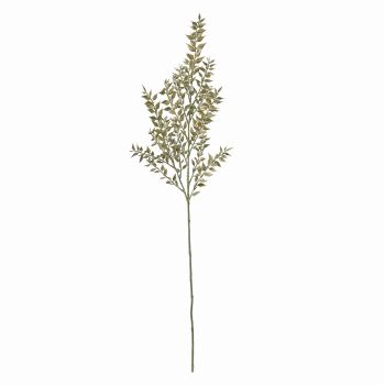 MAGIQ　ゴールドブラッシュリーフ　グリーンゴールド　アーティフィシャルフラワー　造花　枝もの　FJ004775-023（グリーンゴールド）