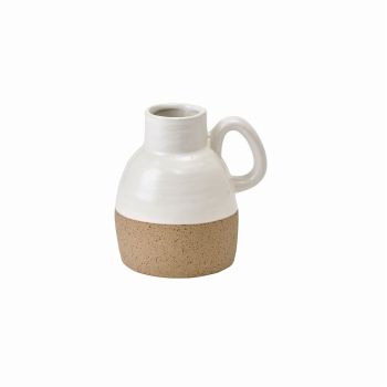 SEVA　クレマポット12.5　ホワイト　花瓶　花器　ベース　陶器　GW000670-001（ホワイト）