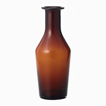 クレイ　butelka　16φ40H　アンバー　花瓶　花器　ベース　ガラス　CC777742-200（アンバー）