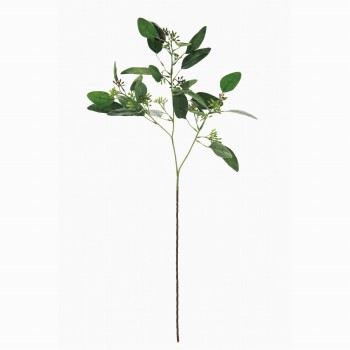 MAGIQ　細葉ユーカリ　グリーン　アーティフィシャルフラワー　造花　FG009463　ユーカリ（葉の全長 約4.5～6.5×全長 約64cm / グリーン）