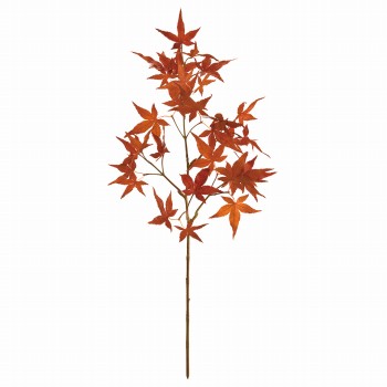 MAGIQ　古都のもみじ　レッド　アーティフィシャルフラワー　造花　枝もの　FG008830　紅葉　オータムリーフ（葉の長さ 約6～10×長さ 約66cm / レッド）