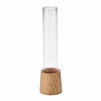 リューズガラス　シランドル　L　一輪挿し　花瓶　ガラス　花器　ベース　SI372224（直径 約6.5×高さ 約24cm）