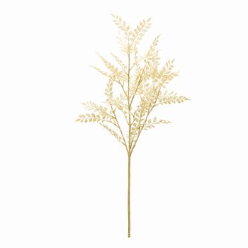 MAGIQ　エクリールミニリーフブランチ　ベージュ　アーティフィシャルフラワー　造花　ミニリーフ　FG302211（長さ 約70cm / ベージュ）