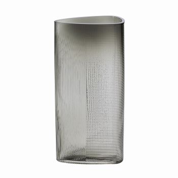 SEVA　リーバガラス30　グレー　花瓶　ガラス　花器　ベース　GW000261-015（グレー）