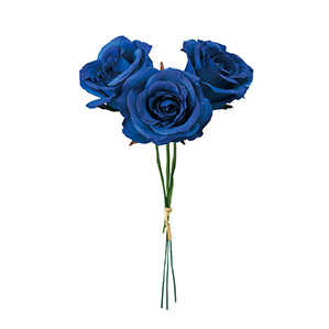 MAGIQ　プリティカローズピック　ロイヤルブルー　アーティフィシャルフラワー　造花　バラ　FM008659-033（ロイヤルブルー）