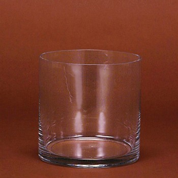 エースシリンダー 1515　花瓶　花器　ガラス　GG015790（径 約15×高さ 約15cm / 15×15cm）