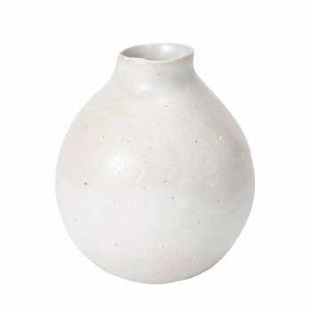 白藍手び練り一輪　美濃焼　花瓶　花器　陶器　一輪挿し　CW0MJ016（直径 約8.5×高さ 約9.7cm）