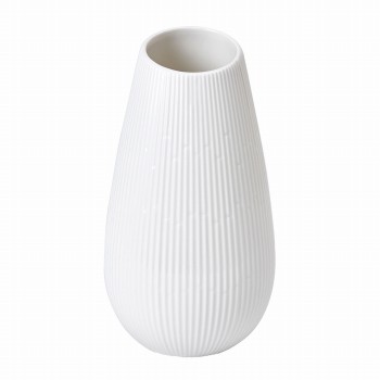 クレイ　Bien　10.5φ20H　ホワイト　花器　花瓶　陶器　CC366434-100（直径 約10.5×高さ 約20cm / ホワイト）