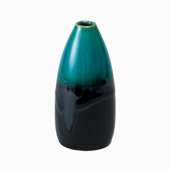 SEVA　花紺青一輪（ハナコンジョウイチリン）　エメラルド　花器　陶器　美濃焼　GW000022-010　一輪挿し（エメラルド）